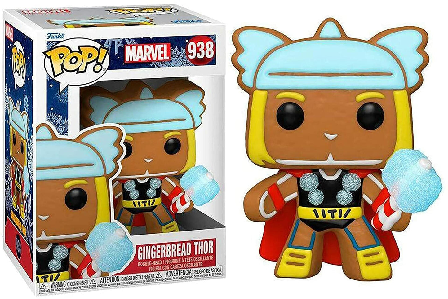 Funko Pop! Marvel: Gingerbread Thor Multicolor 50663