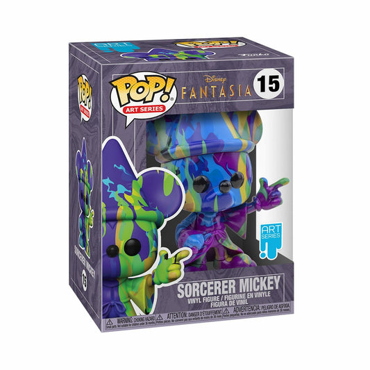 Funko Pop! Disney: Fantasia 80th Anniversary - Artist Series Mickey #2 Vinyl Figure, Multicolor