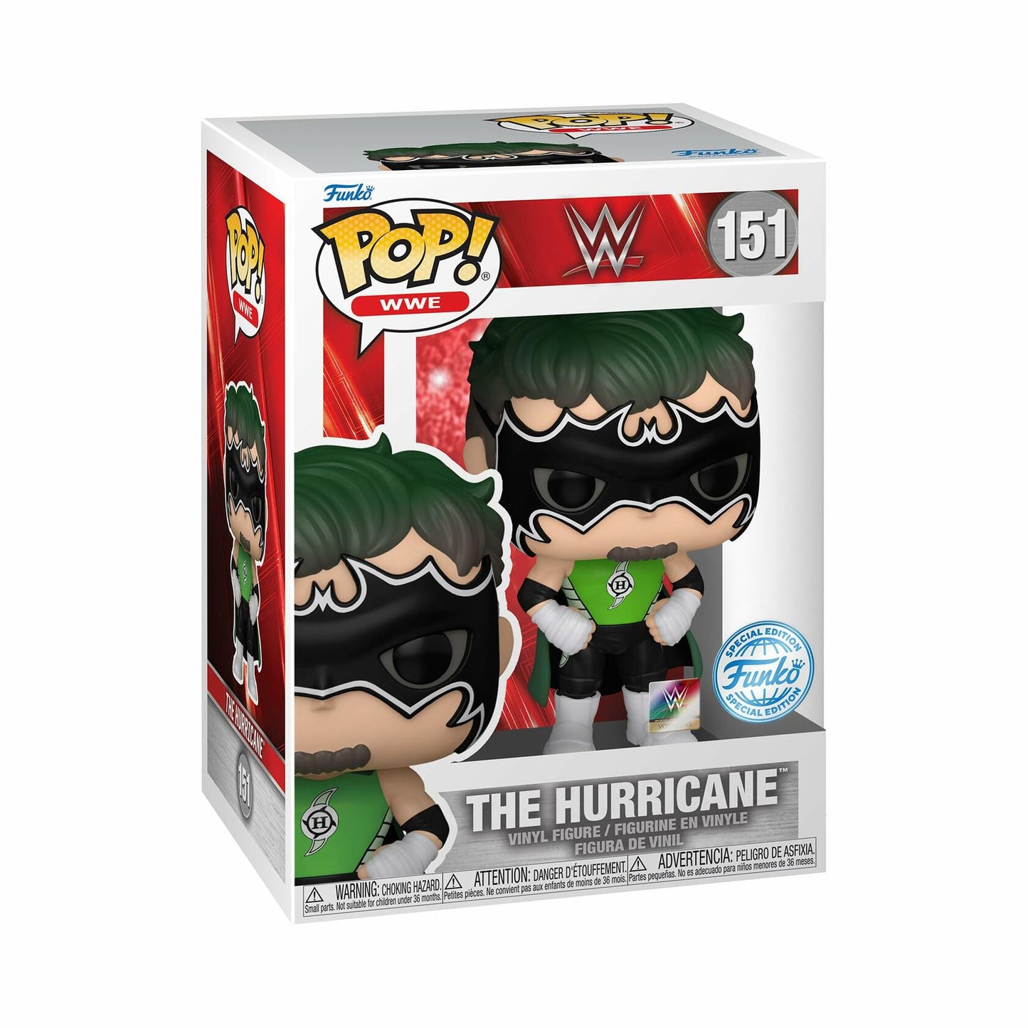 Funko POP! WWE: The Hurricane - Amazon Exclusive - Vinyl Collectible Figure - Gift Idea - Official Merchandise - Toy for Children and Adults - Sports Fans - Model Figure for Collectors and Display