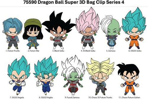 DRAGON BALL SUPER 3D BLIND BAG CLIP SERIES 4