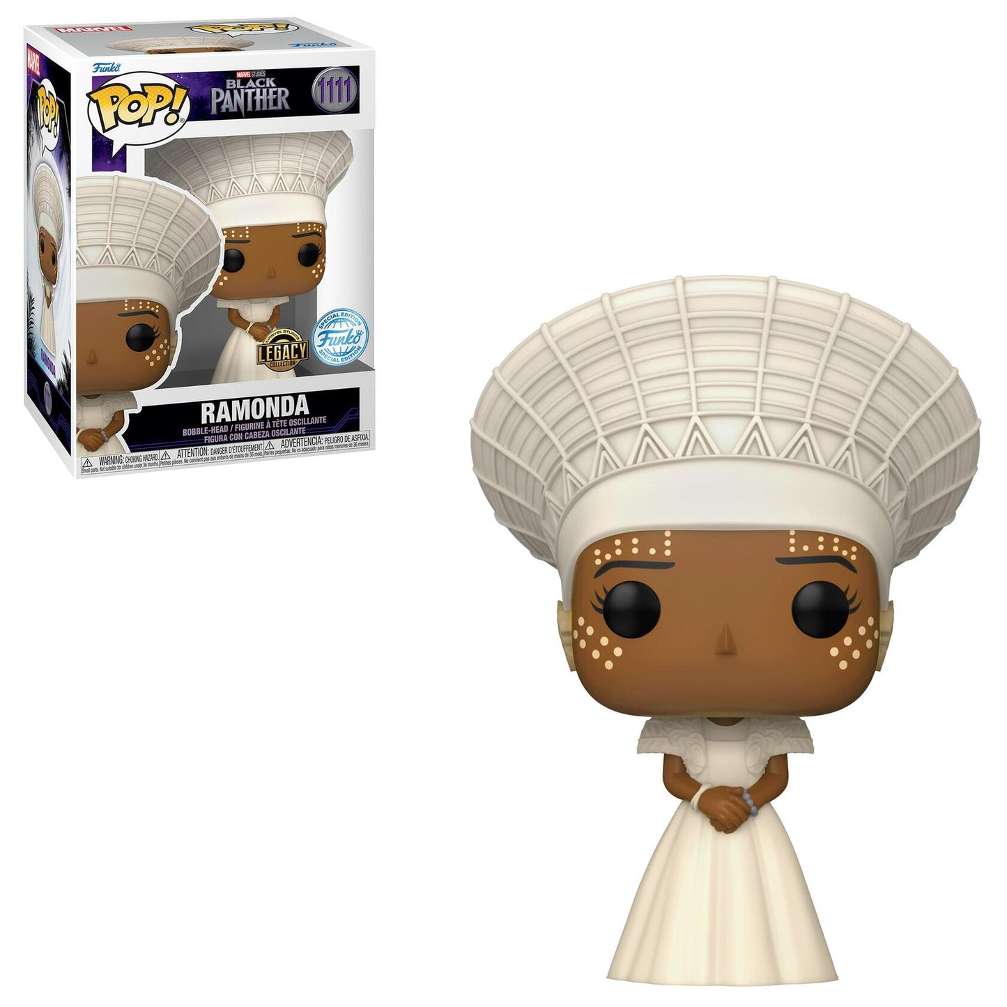 Funko Pop Black Panther Ramonda Legacy Collection Box Protector Include