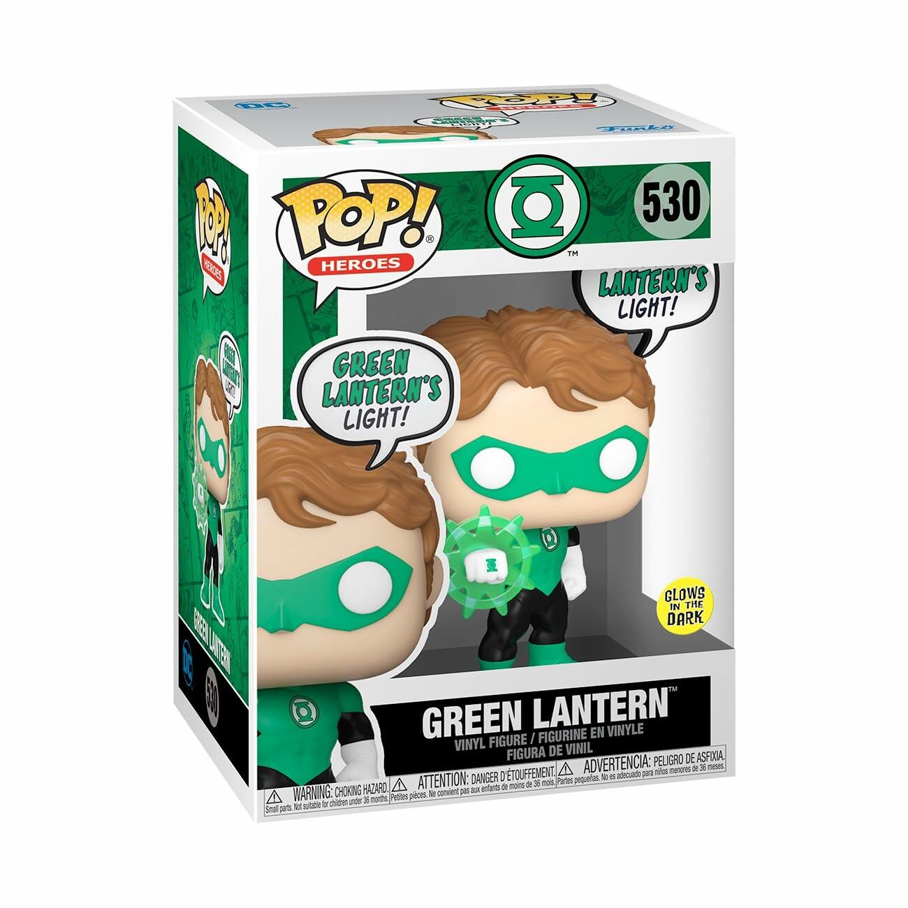 Funko Pop! Heroes: DC - Green Lantern (Beware),(Glow-in-The-Dark)