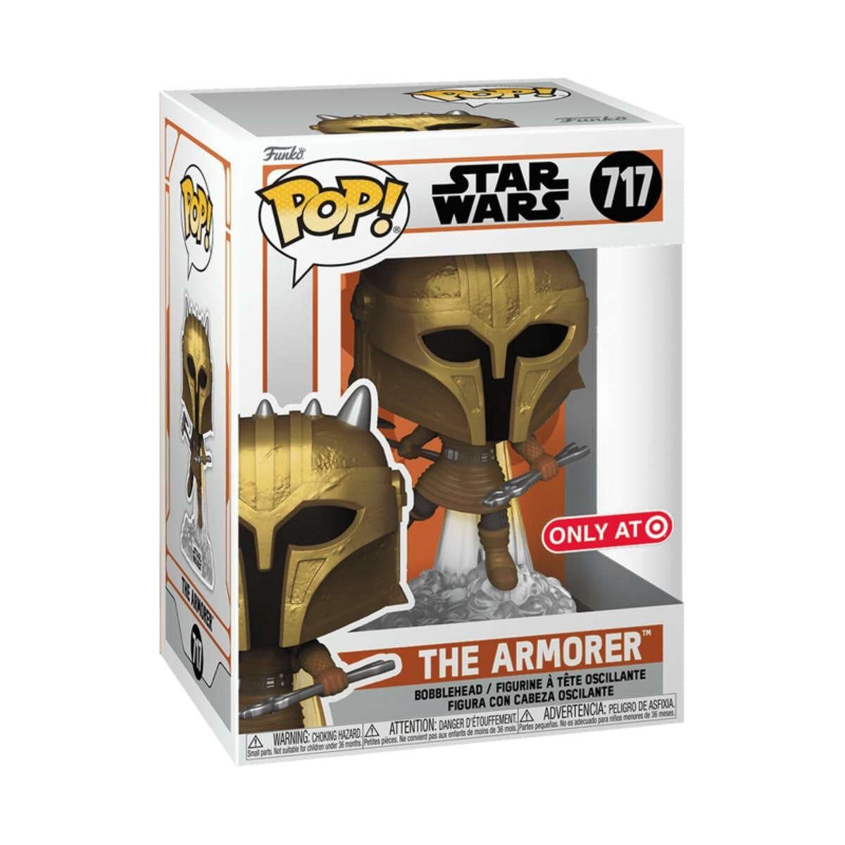 Funko Pop Star Wars The Mandalorian S10 The Armorer mit Jetpack Figur