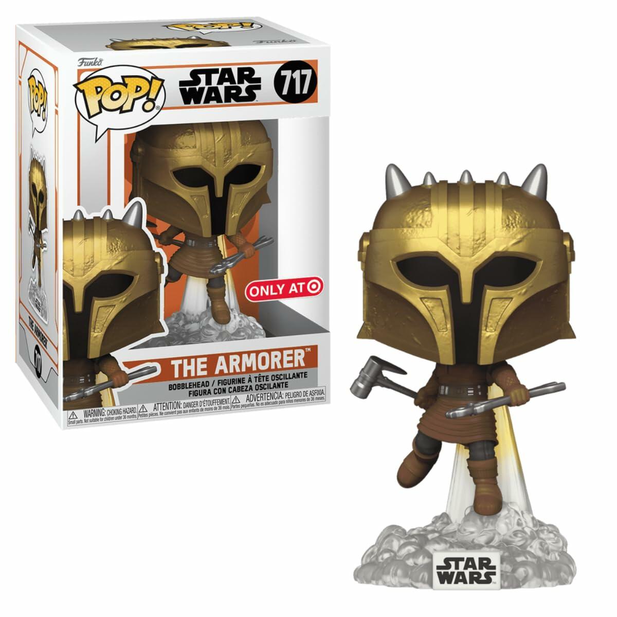 Funko Pop Star Wars The Mandalorian S10 The Armorer mit Jetpack Figur