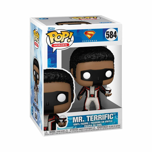 Funko Pop! Heroes: Superman 2025 - Mr. Terrific - Collectable Vinyl Figure - Gift Idea - Official Merchandise - Toys for Kids & Adults - Movies Fans - Model Figure for Collectors and Display