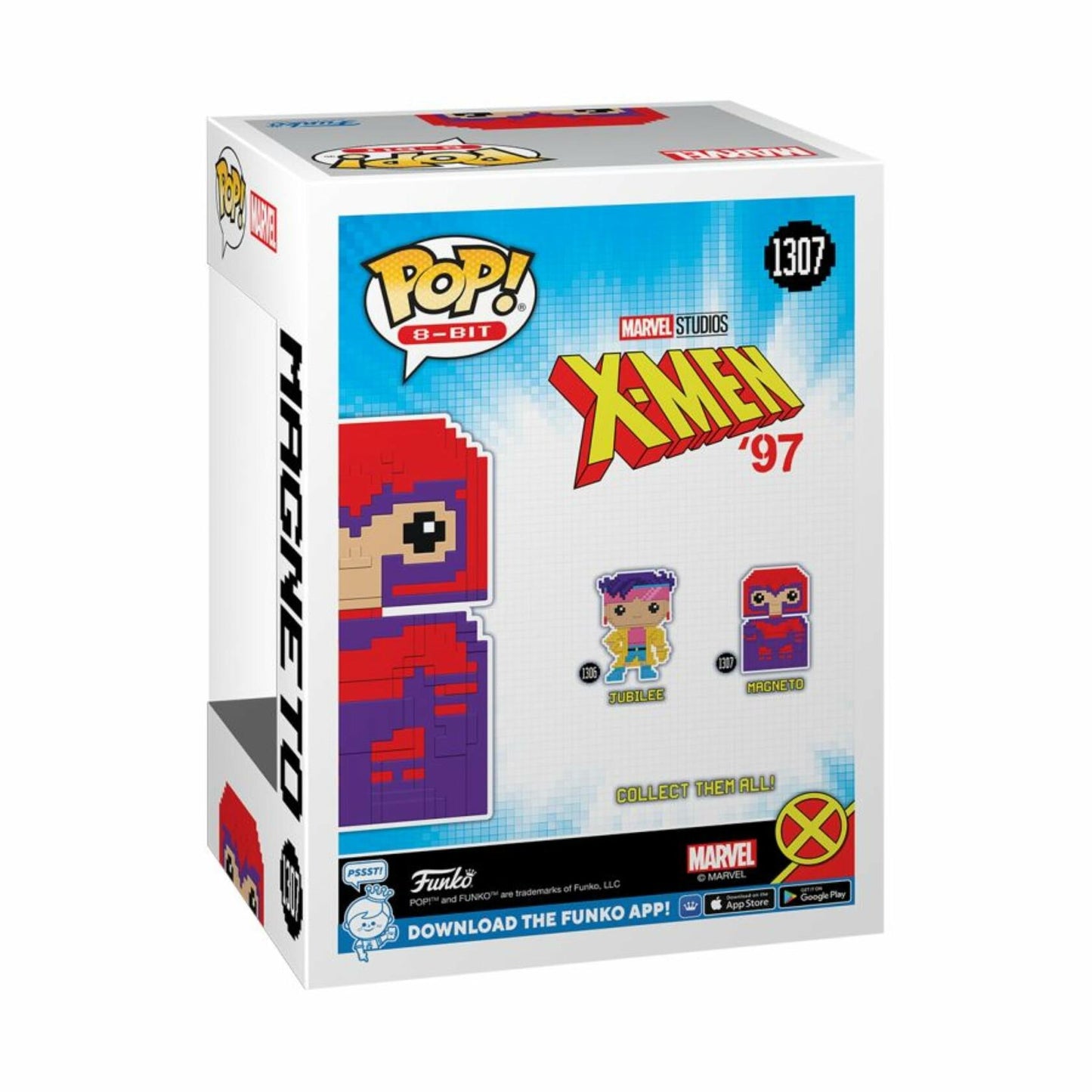 Funko X-Men '97 Magneto 8-Bit Blue Vinyl Pop