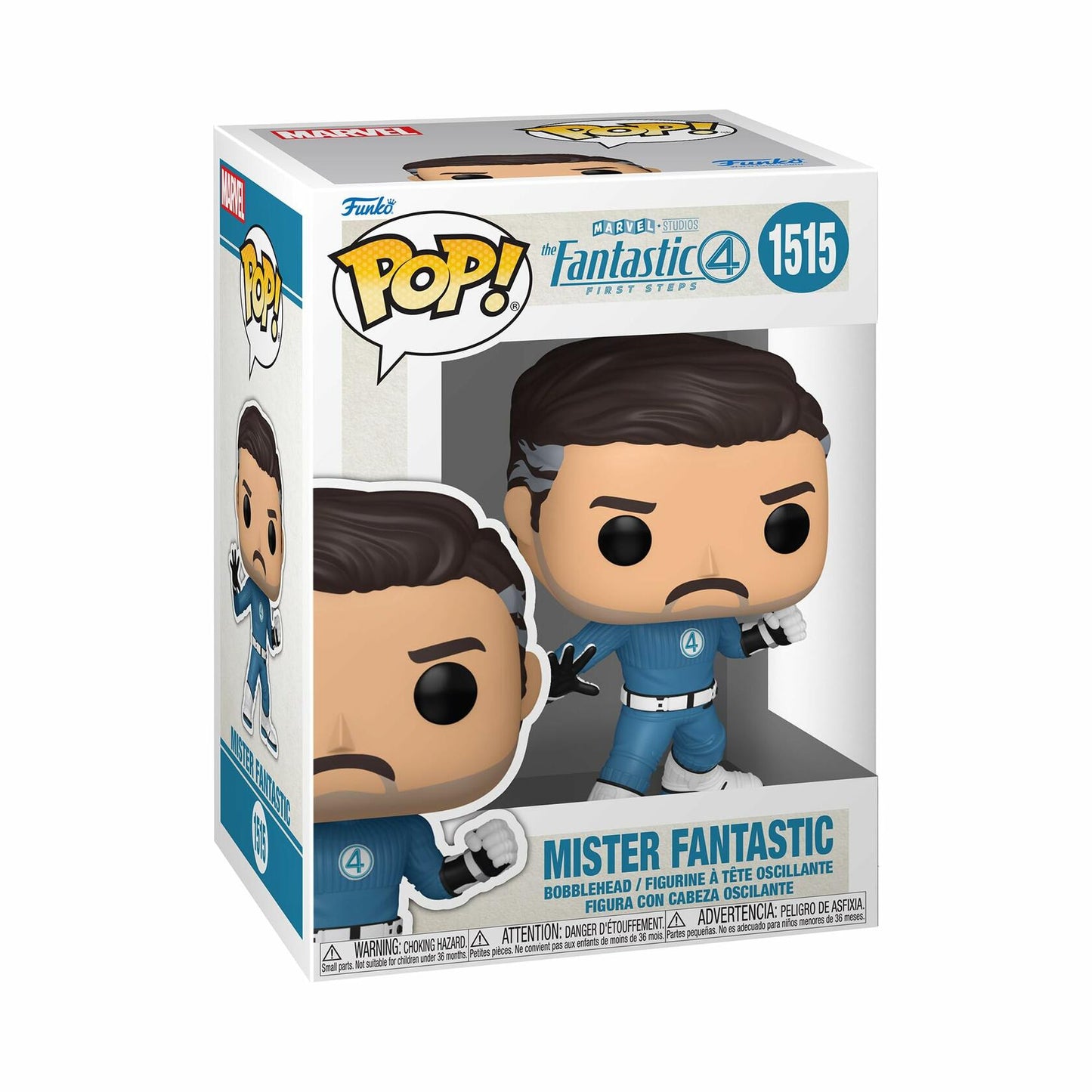 Funko Pop! Marvel: The Fantastic Four: First Steps - Mister Fantastic - Fantastic Four (2025) - Collectable Vinyl Figure - Gift Idea - Official Merchandise - Toys for Kids & Adults - Movies Fans