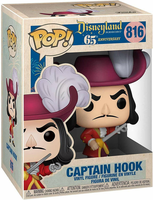 Funko Pop! Disney: Disney 65th - Captain Hook, 3.75 inches