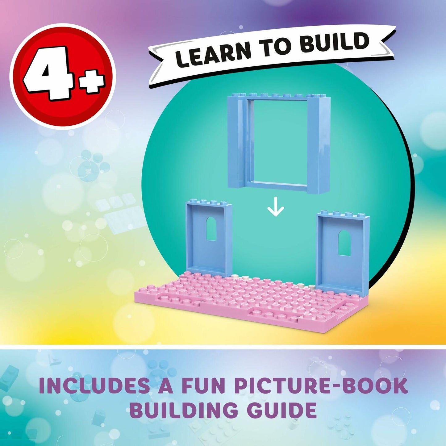 LEGO Gabby’s Dollhouse Gabby’s Kitty Care Ear Animal Playset for Kids, Pet Pretend-Play Entertainment Toy with a Pink Car, Slide, and Figures, Cat Toy Gift for Girls and Boys Ages 4 and Up, 10796