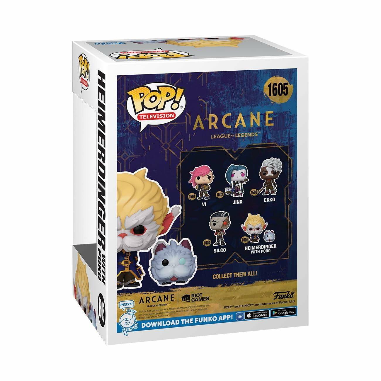 Funko Pop! TV: Arcane League of Legends - Heimerdinger with Poro