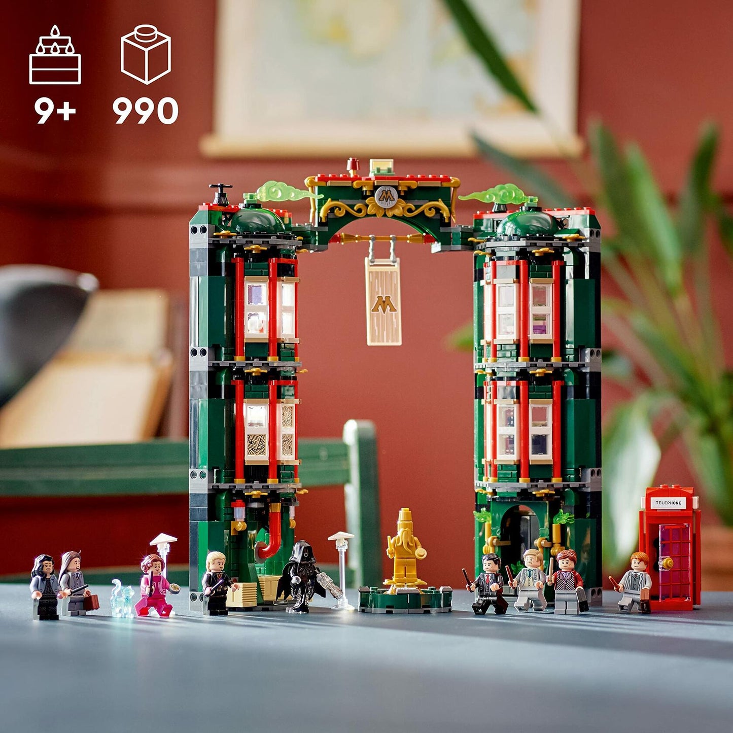 LEGO Harry Potter The Ministry of Magic Building Toy 76403 Large Modular Building Set with 12 Minifigures, Harry Potter Gift Idea for Kids Boys Girls Age 9+, Collectible Wizarding World Buildking Kit