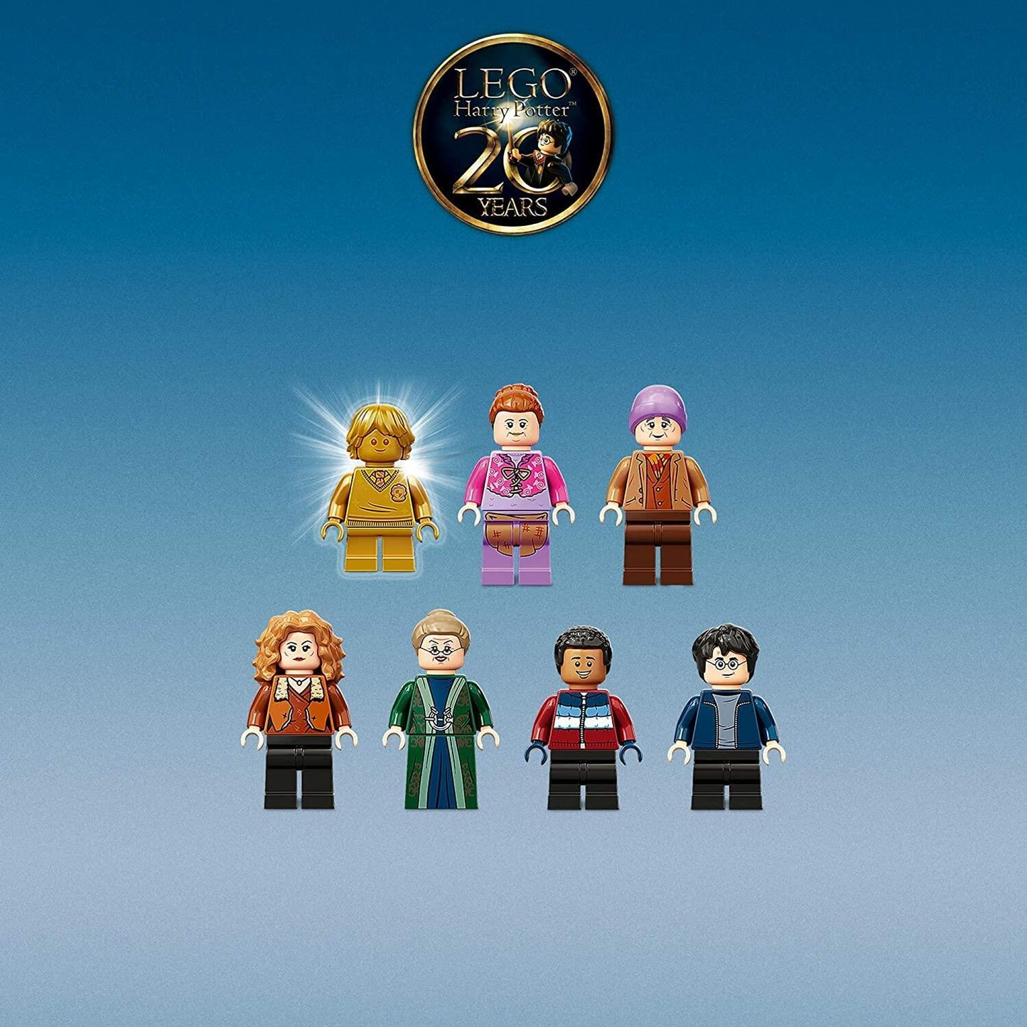 LEGO Harry Potter Hogsmeade Village Visit Building Toy 76388 20th Anniversary Harry Potter Set, Birthday Gift Idea for Kids, Girls, Boys Age 8+ Years Old with Collectible Golden Ron Weasley Minifigure