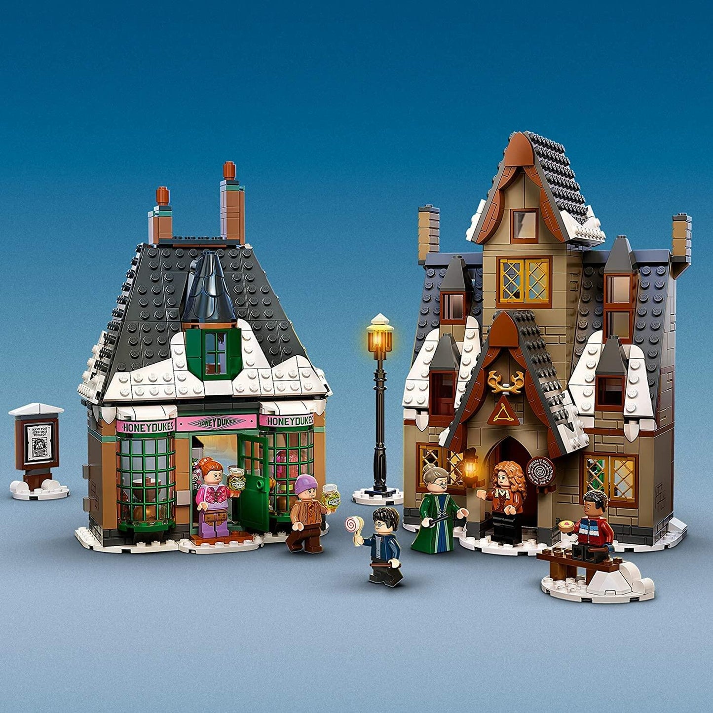 LEGO Harry Potter Hogsmeade Village Visit Building Toy 76388 20th Anniversary Harry Potter Set, Birthday Gift Idea for Kids, Girls, Boys Age 8+ Years Old with Collectible Golden Ron Weasley Minifigure