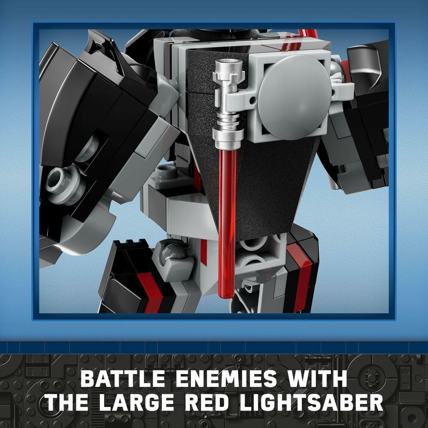 LEGO Star Wars Darth Vader Mech 75368 Buildable Star Wars Action Figure, This Collectible Star Wars Toy for Kids Ages 6 and Up Features an Opening Cockpit, Buildable Lightsaber and 1 LEGO Minifigure