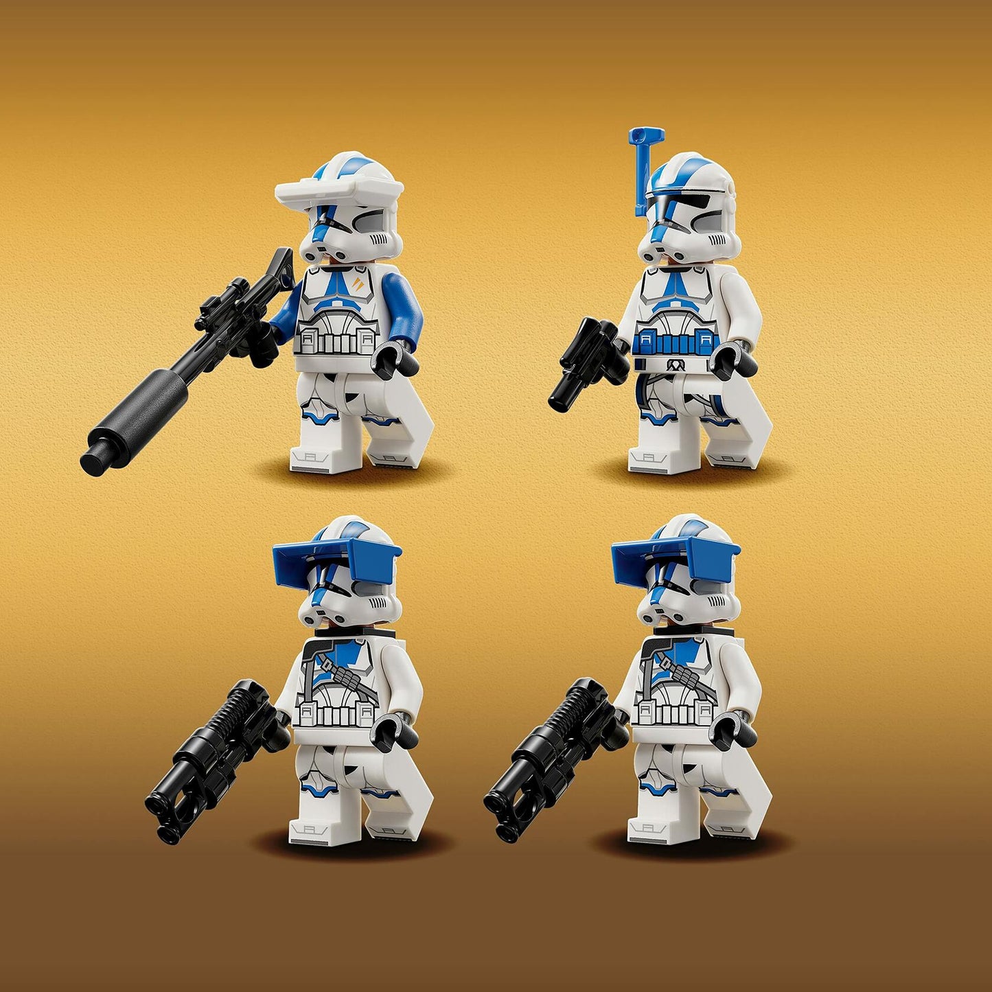 LEGO Star Wars 501st Clone Troopers Battle Pack 75345 Toy Set - Buildable AV-7 Anti Vehicle Cannon, 4 Minifigures, Clone Squadron Collection, Portable Travel Toy, Great Birthday Gift for Kids Ages 6+