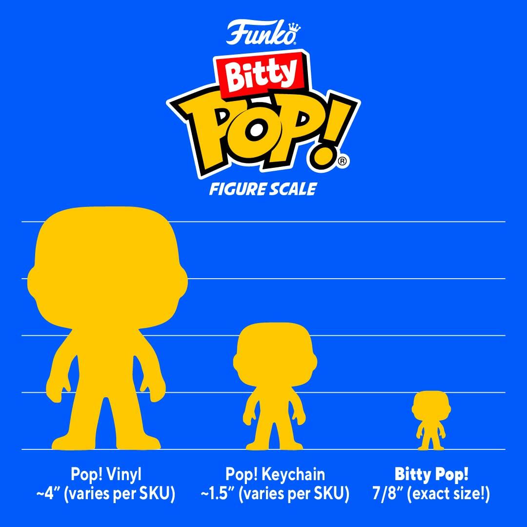 Funko Bitty Pop! Star Wars Mini Collectible Toys 4-Pack - Luke Skywalker, OBI-Wan Kenobi, Jawa & Mystery Chase Figure (Styles May Vary)