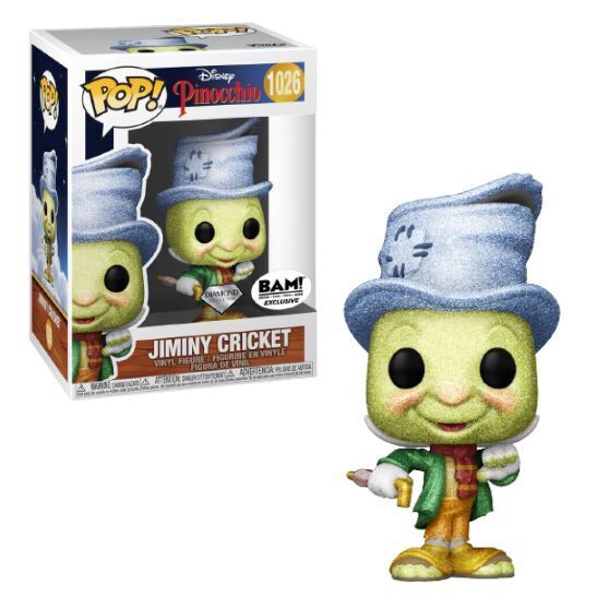 Funko Pop Disney Jiminy Cricket Diamond Glitter Figure 1026