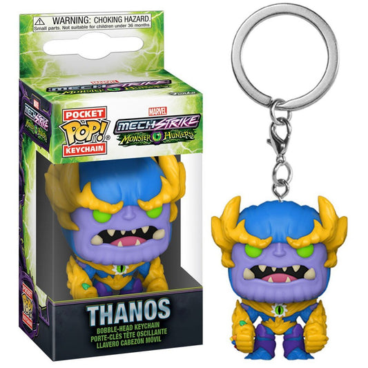 Funko Pocket Pop Keychain Marvel Mech Strike Monster Hunters Thanos