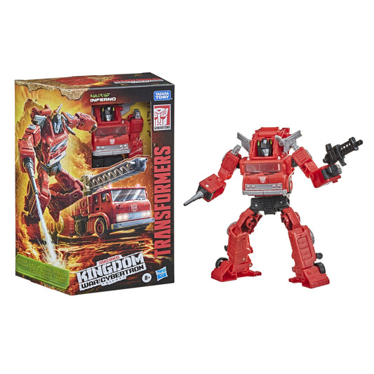 Transformers Toys Generations War for Cybertron: Kingdom Voyager WFC-K19 Inferno